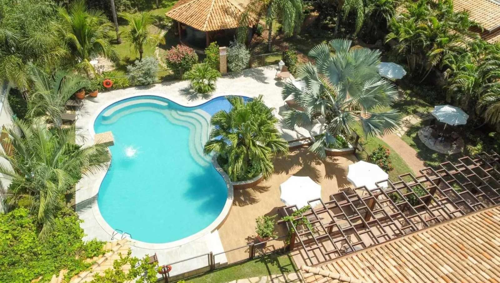 Piscina da Pousada Surucuá em Bonito MS