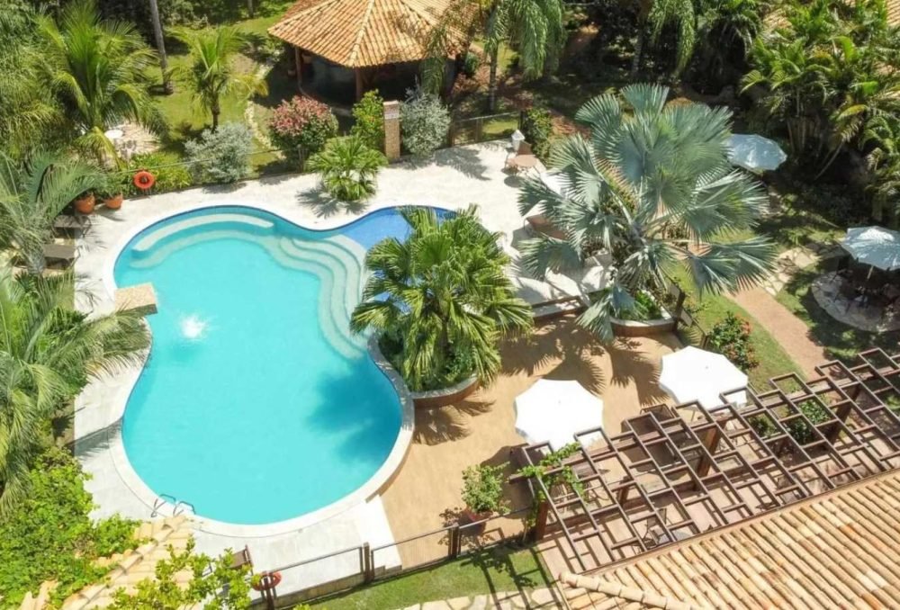 Piscina da Pousada Surucuá em Bonito MS